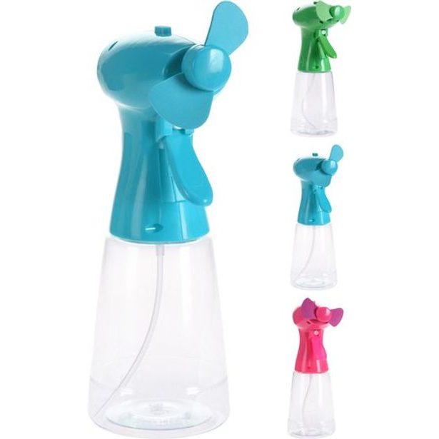 rozprašovač s ventilátorem 8x22cm (350ml), mix barev, plast