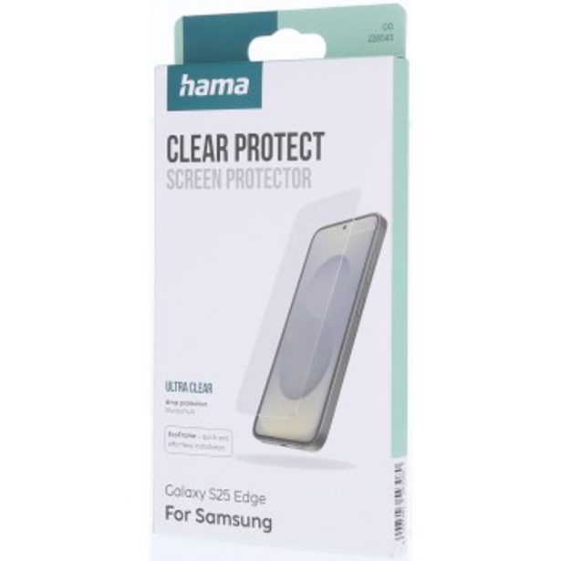 Hama Clear Protect, ochranné sklo na displej pro Samsung Galaxy S25 Edge