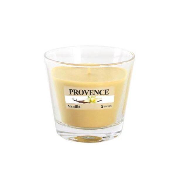 Provence SVÍČKA VE SKLE 140G, VANILKA_hamashop