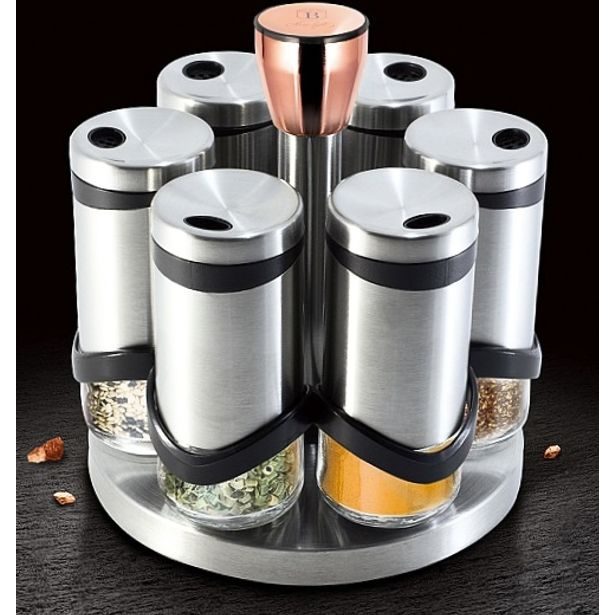 BERLINGERHAUS Kořenky ve stojanu nerez sada 7 ks Moonlight Edition BH-1992