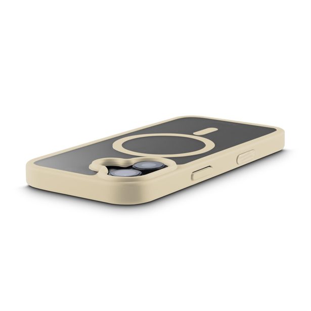 Hama Frame Protect, kryt pro Apple iPhone 17, magnetický, průhledný/béžový