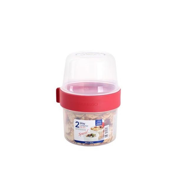 LOCKNLOCK DÓZA NA POTRAVINY 2V1, 360ML+310ML_hamashop