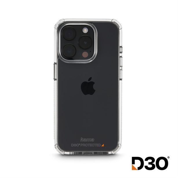 Hama Extreme Protect, kryt pro Apple iPhone 15 Pro, materiál D3O, nežloutne