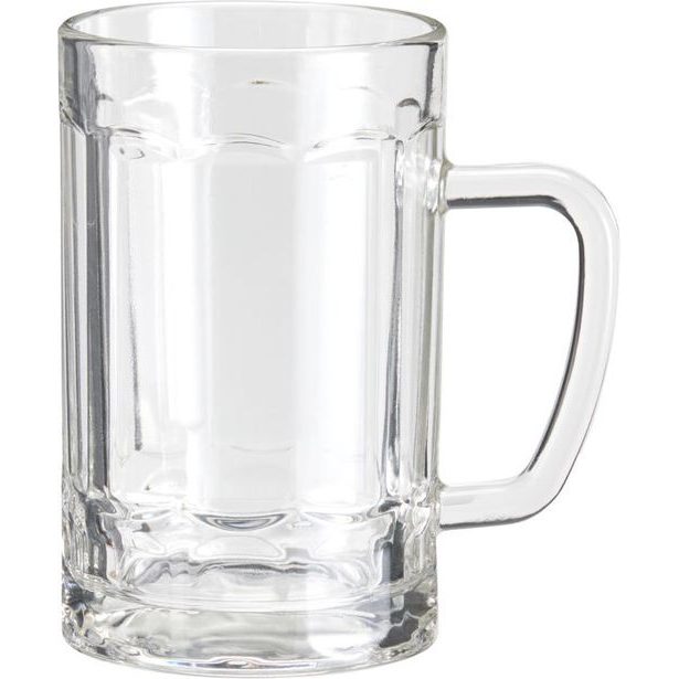 sklen. 380ml, 1ks, bez cejchu, ucho, pivo