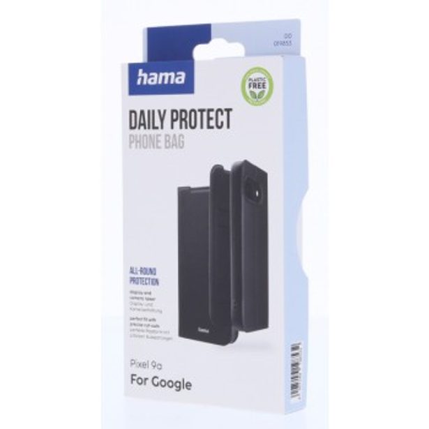 Hama Daily Protect, pouzdro-knížka pro Google Pixel 9a, funkce stojanu, černé