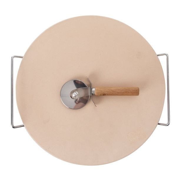 Kámen na pečení s kráječem pr. 33 cm