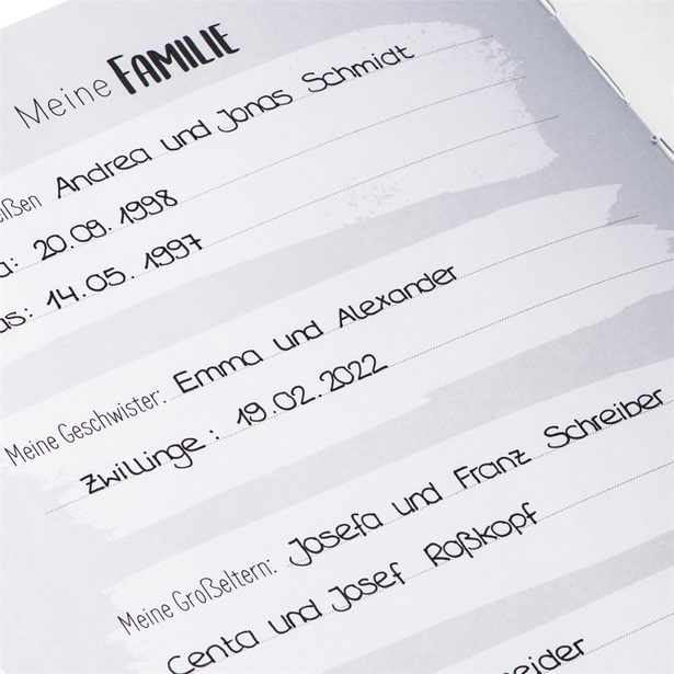 Deník miminka TO THE MOON 22x29 cm, 46 stran (v němčině)