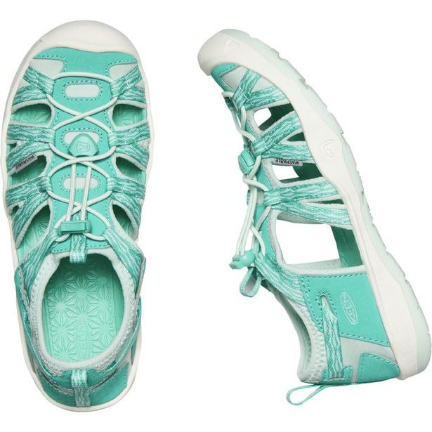 Dívčí letní boty KEEN MOXIE SANDAL YOUTH waterfall/blue glass