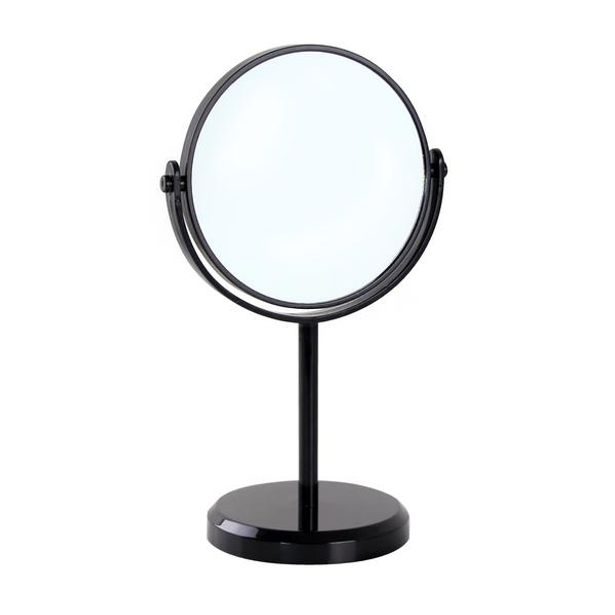 TORO ZRCADLO STOLNÍ OBOUSTRANNÉ 15CM, ČERNÁ_hamashop