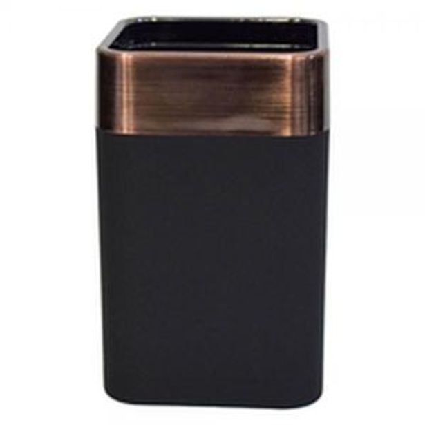 kelímek na zub.potř., MURCIA, 6,8x6,8x10,6cm, ABS plast+pryž