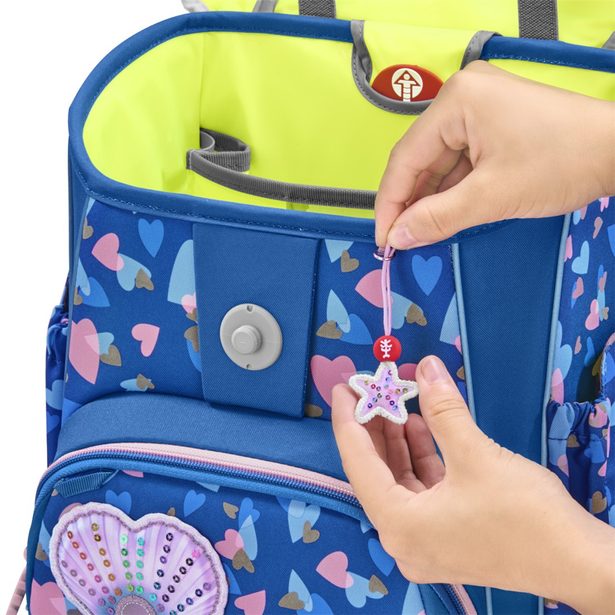 Školní aktovka Step by Step CLOUD REFLECT, Seashell Pearl - 5 dílný set, AGR certifikát