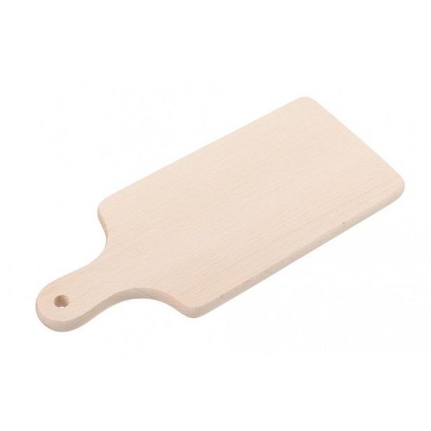 prkénko 26,5x12x1,6cm s ručkou, dřevo