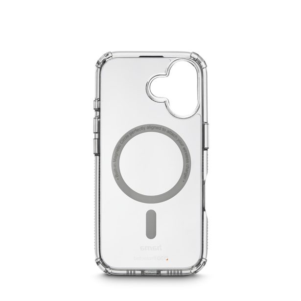 Hama Extreme Protect, kryt pro Apple iPhone 17, magnetický, D3O®, nežloutne, průhledný