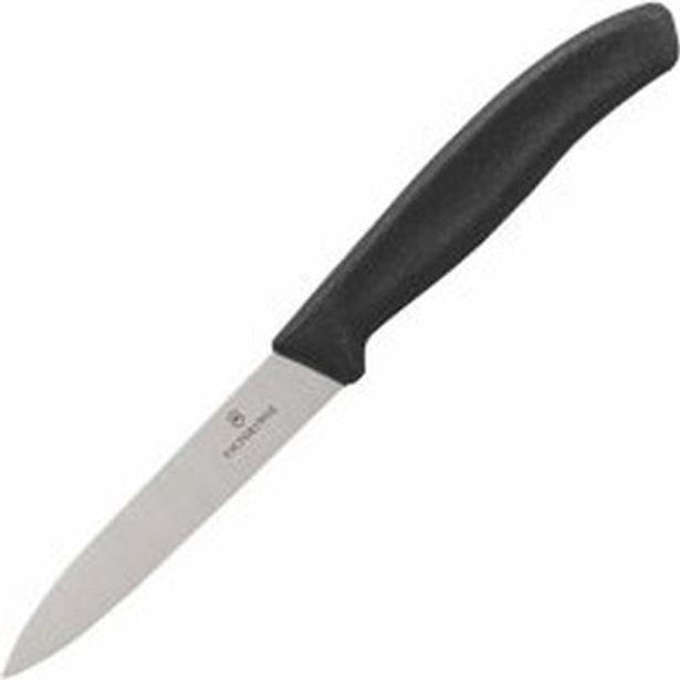 nůž 10cm kuch. HLADKÝ ČERNÝ, VICTORINOX