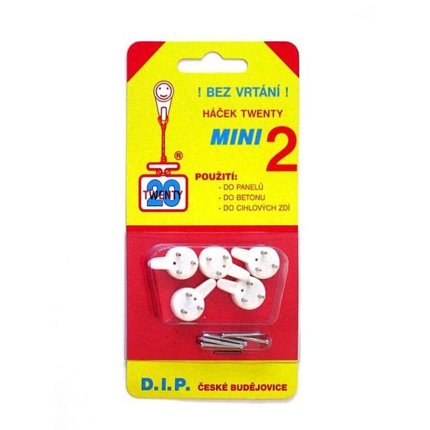 háček- 5ks TWENTY MINI 2, blistr