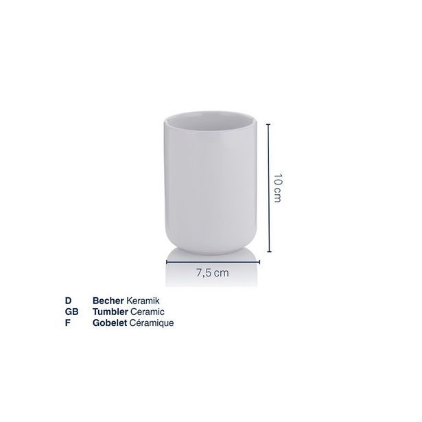 KELA Hrnek Isabella keramický list zelený 10,0 cm 7,5 cm KL-22006