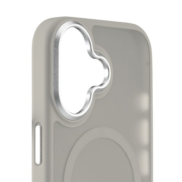 White Diamonds Hybrid Case, kryt pro Apple iPhone 17, magnetický, matný, poloprůhledný pískový