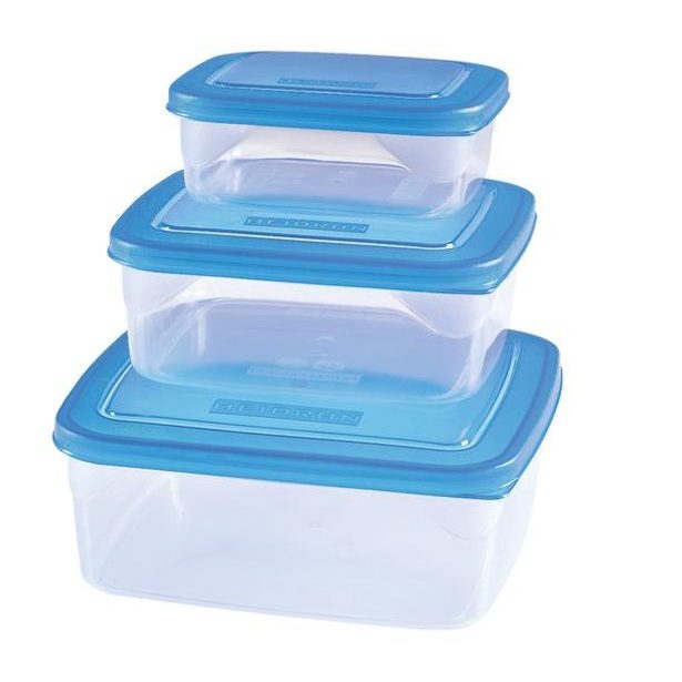 heidrun SADA 3 KS PLASTOVÝCH ČTVERCOVÝCH DÓZ_hamashop