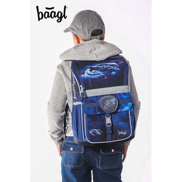 BAAGL Školní aktovka Zippy Vesmírná loď