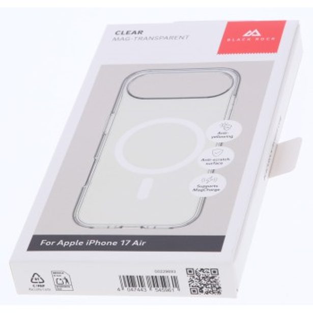 Black Rock Mag Clear Case, kryt pro Apple iPhone Air, magnetický, průhledný