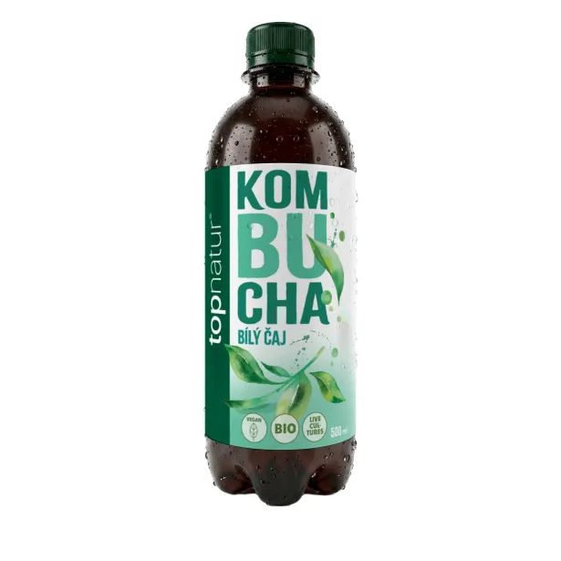 TOP Kombucha Bílý čaj, 500 ml