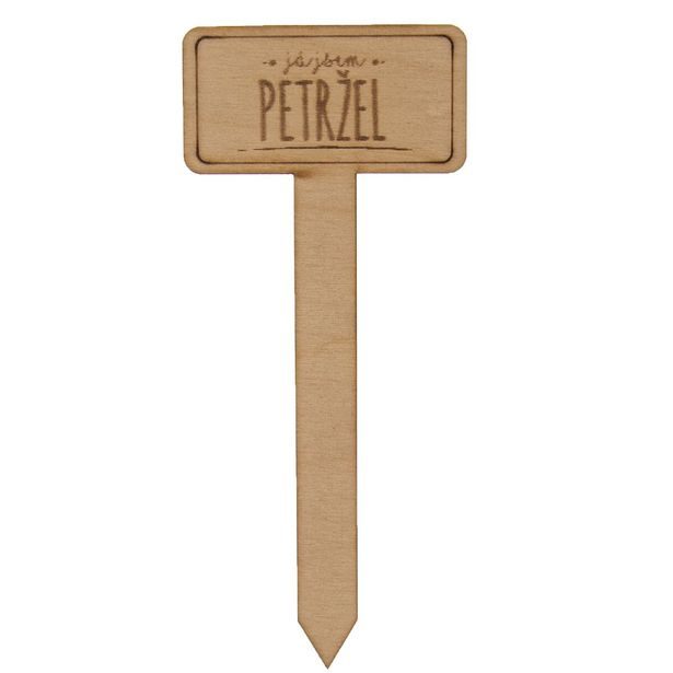 Zápich do květináče petržel