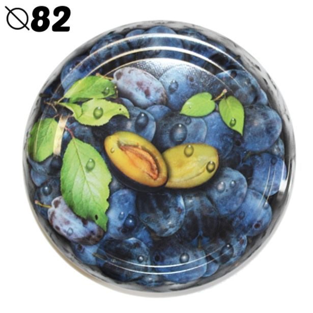 víčko TWIST 82-10ks ŠVESTKA /9886/W19/7843