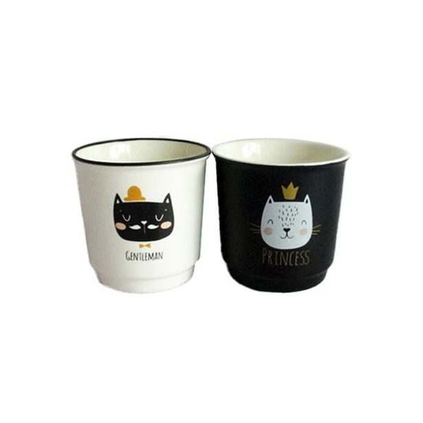 TORO SET HRNKŮ 6KS KOČIČKA, KERAMIKA 90ML 2ASS_hamashop