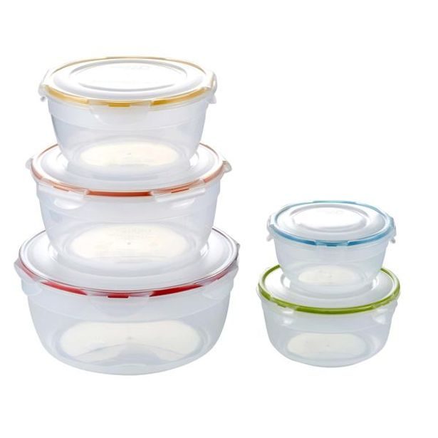 LOCKNLOCK SADA DÓZ NA POTRAVINY LOCK 5KS KULATÁ_hamashop