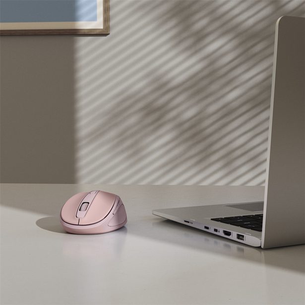 Hama bezdrátová optická myš WM-400, tichá, růžová