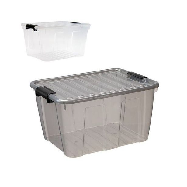 box 30,0l 470x360x252mm, HOME, úchyty víka, plast