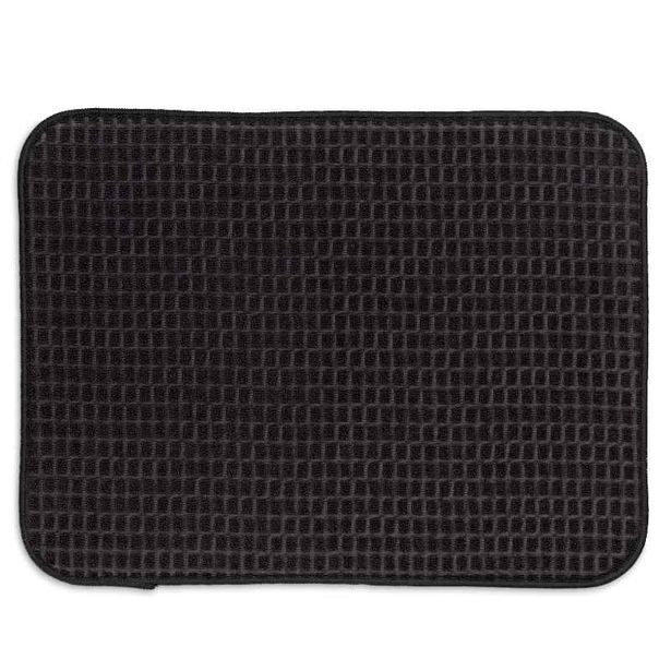 KELA Odkapávací podložka Rapida 100% polyester černá 50,0x38,0cm KL-11727