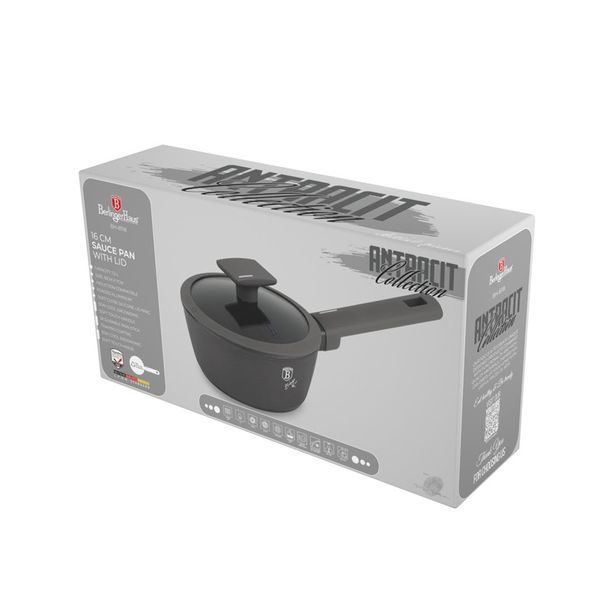 BERLINGERHAUS Rendlík s poklicí s titanovým povrchem 16 cm Antracit Collection BH-8118