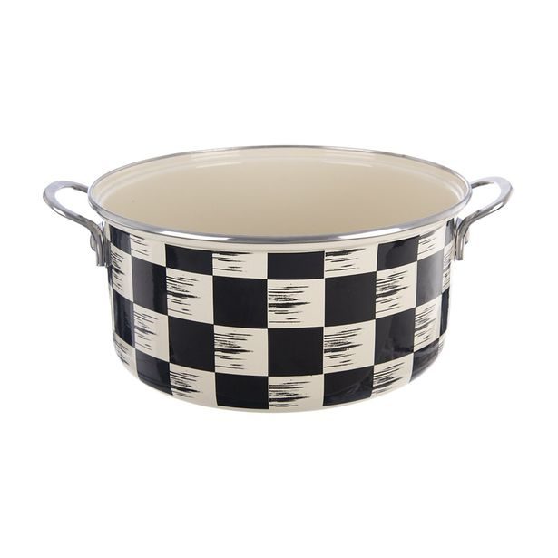 Kastrol ŠACHOVNICE Lem 5 l