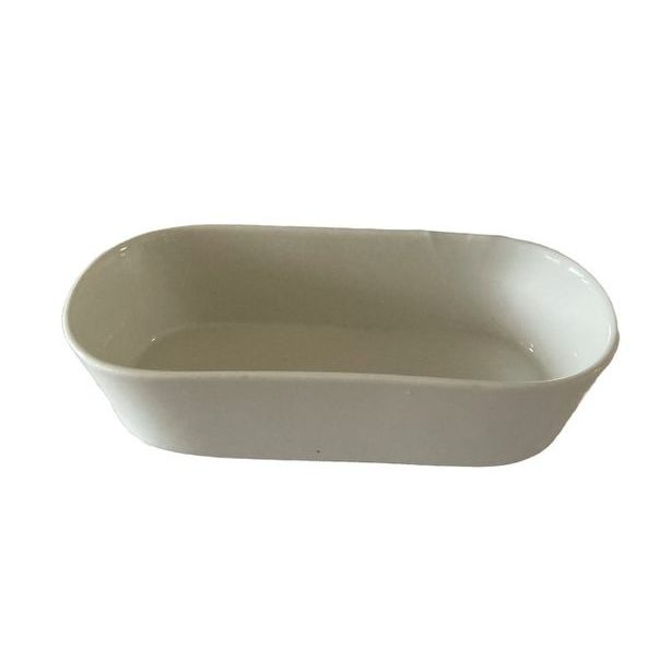 miska 1ks 20x10x5cm, bílá zapék., porcelán