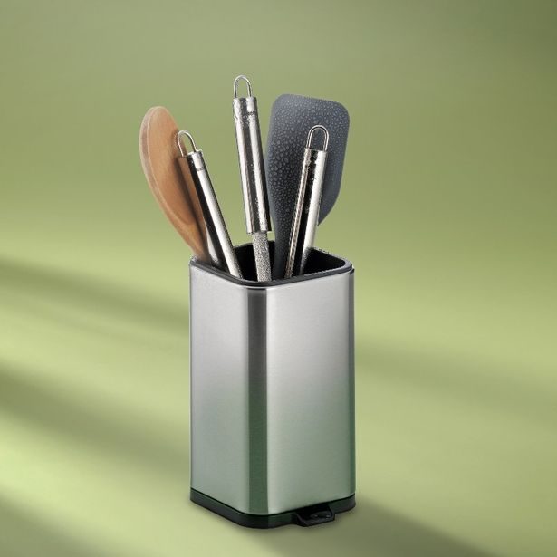 KELA Odkapávač na příbory Plata nerez matná stříbrná 10,0x11,5x18,5cm KL-12128