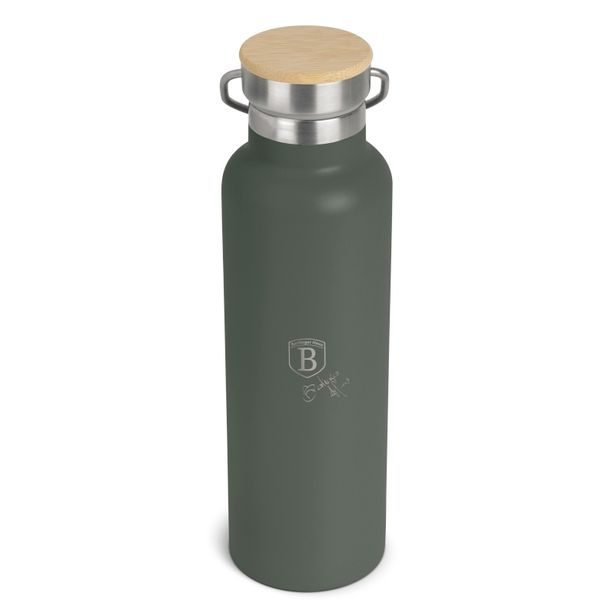 BERLINGERHAUS Termoska lahev s dvojitou stěnou nerez 0,6 l Matte Green Collection BH-7219