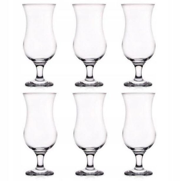 sklen.390ml, 6ks, FIESTA, stopka, pivo, koktejl (FAN,KNK)