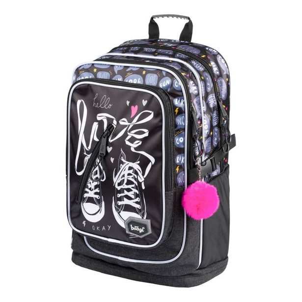 BAAGL SET 3 Tenisky: batoh, penál a sáček Baagl