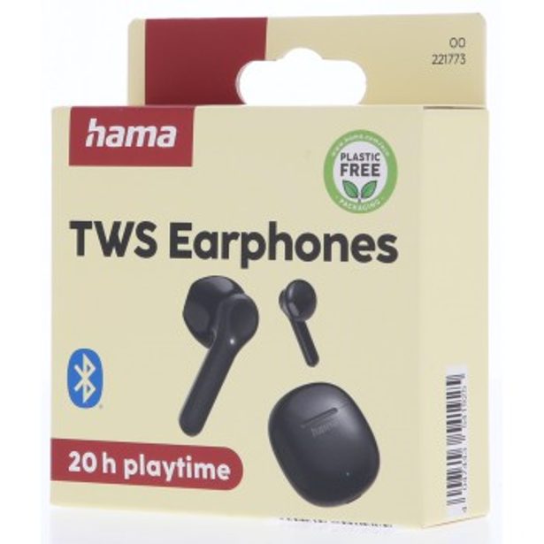 Hama Bluetooth sluchátka Action One, pecky, černá