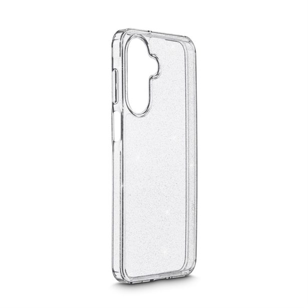 White Diamonds Glitter Case, kryt pro Samsung Galaxy A17/A17 5G, průhledný s třpytkami