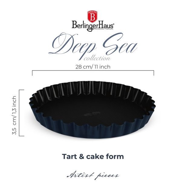 BERLINGERHAUS Forma na dort s titanovým povrchem Deep Sea Collection BH-8706