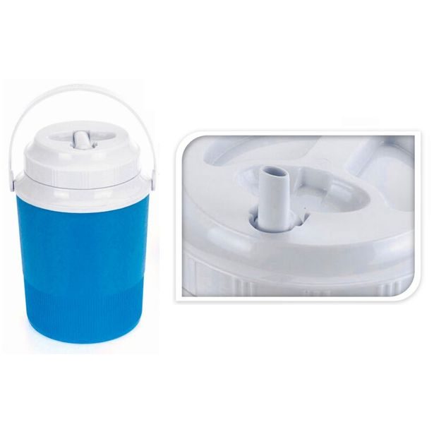 termoska 2,4l, nápitka, ucho, d17x24,8cm, plast