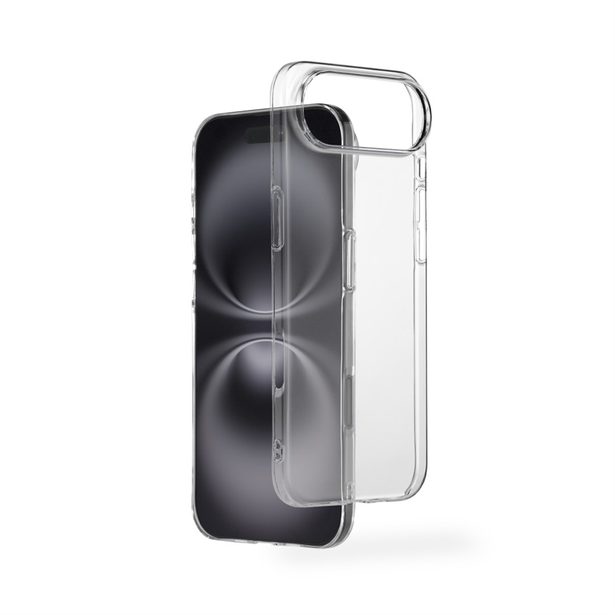 Hama Slim Protect, kryt pro Apple iPhone Air, ultra tenký, 20 % recyklovaných materiálů, průhledný