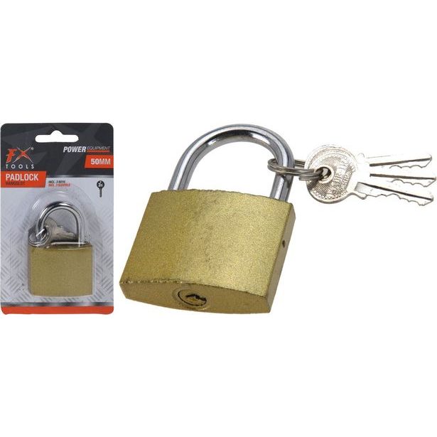 zámek 50mm visací+3klíče