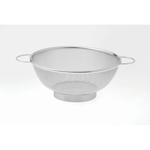 cedník d25cm stojící, 2ucha, síto NR