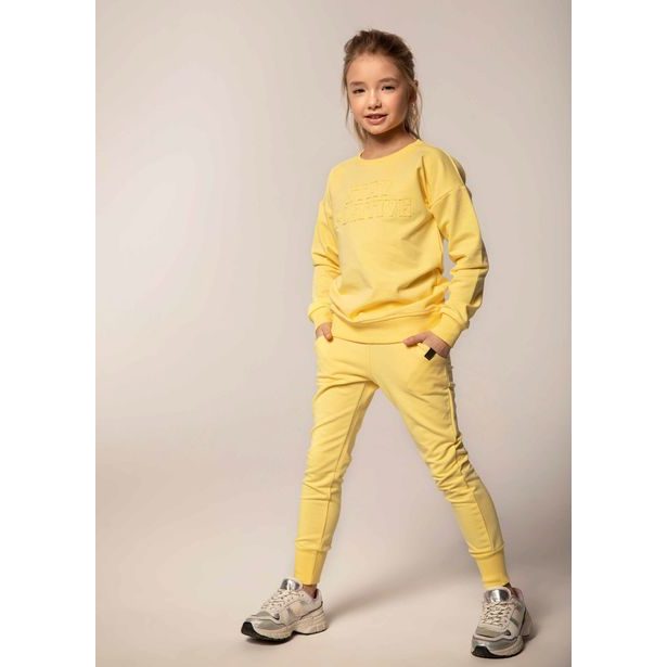 Tepláková souprava MÁMA A DCERA žlutá