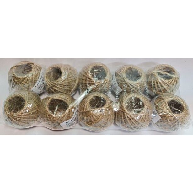 motouz 50g JUTA, 33m, TEX500x3, CZ, přírodní