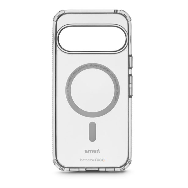 Hama Extreme Protect, kryt pro Google Pixel 10/10 Pro, magnetický, D3O®, nežloutne, průhledný