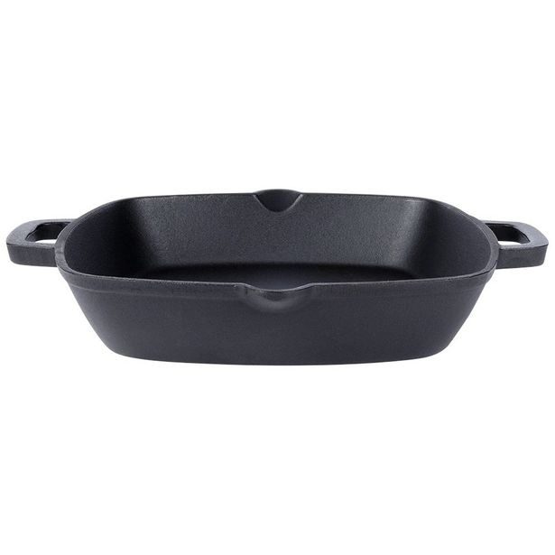 HIT Litinová pánev do trouby i na gril 25 x 25 cm HT-23460374